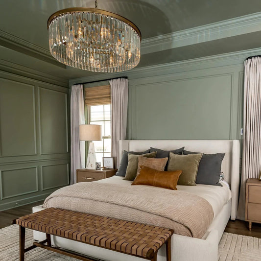 Leyland Crystal Round Chandelier - Auralume