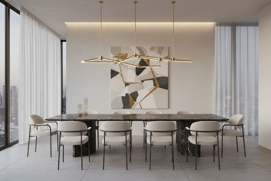 Chandelier Sizing Guide (Dining Rooms, Foyers, Stairwells, Kitchen Islands) - Auralume