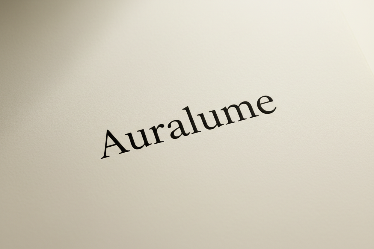 Auralume Wordmark Logo