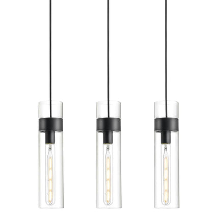 Black Glass Pendant Light - Auralume