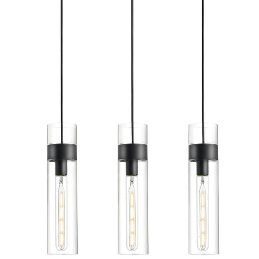 Black Glass Pendant Light - Auralume