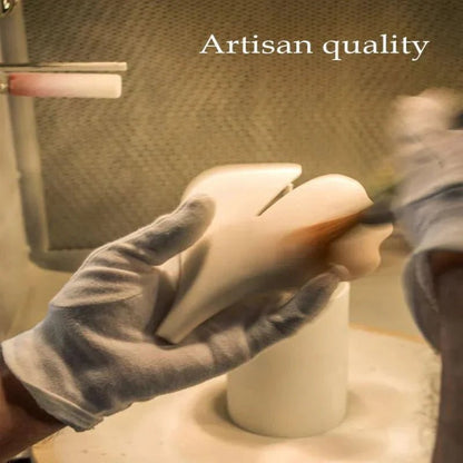 Ceramic Ginkgo Cascading A Branch Chandelier - Auralume