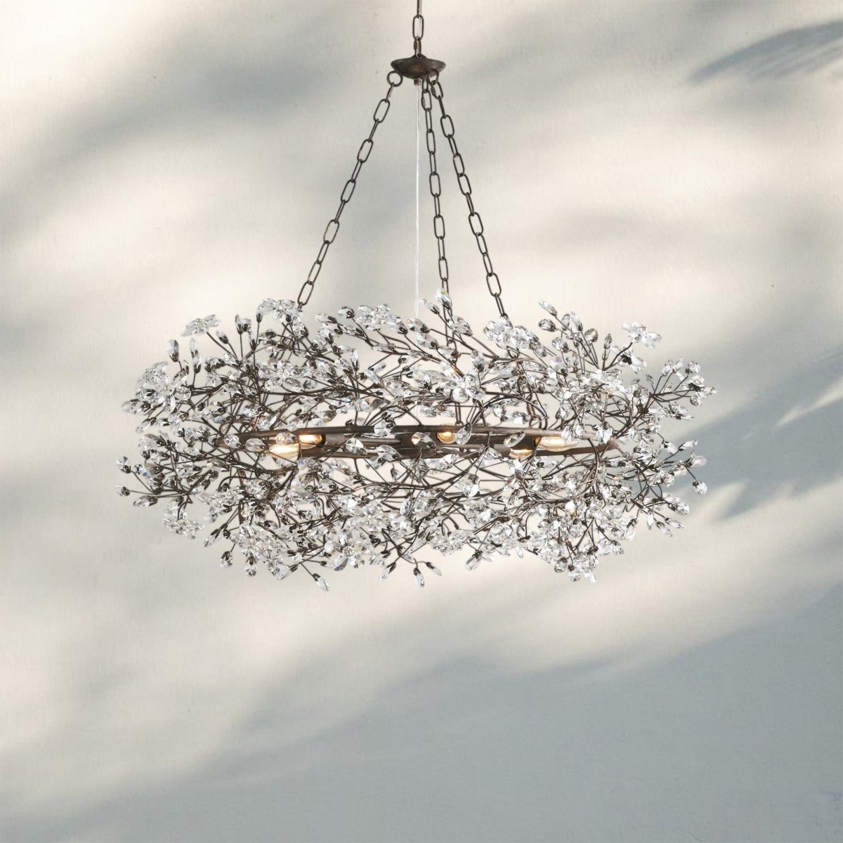 Fiora Crown Chandelier 39" 48" 60“ - Auralume