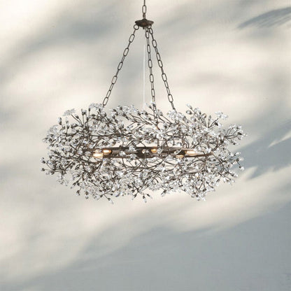 Fiora Crown Chandelier 39" 48" 60“ - Auralume