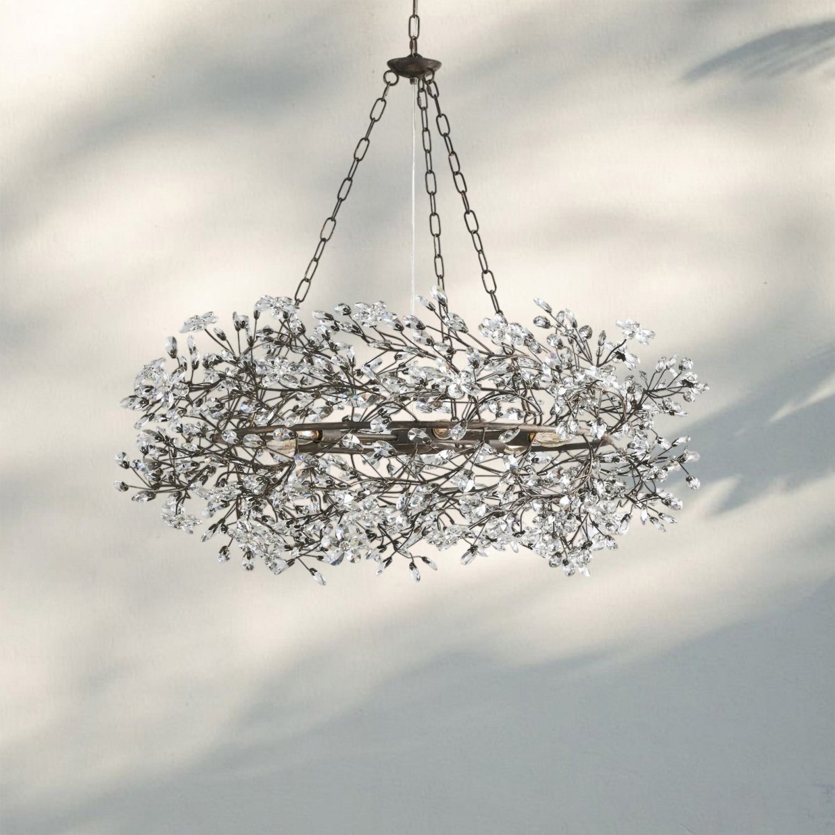 Fiora Crown Chandelier 39" 48" 60“ - Auralume