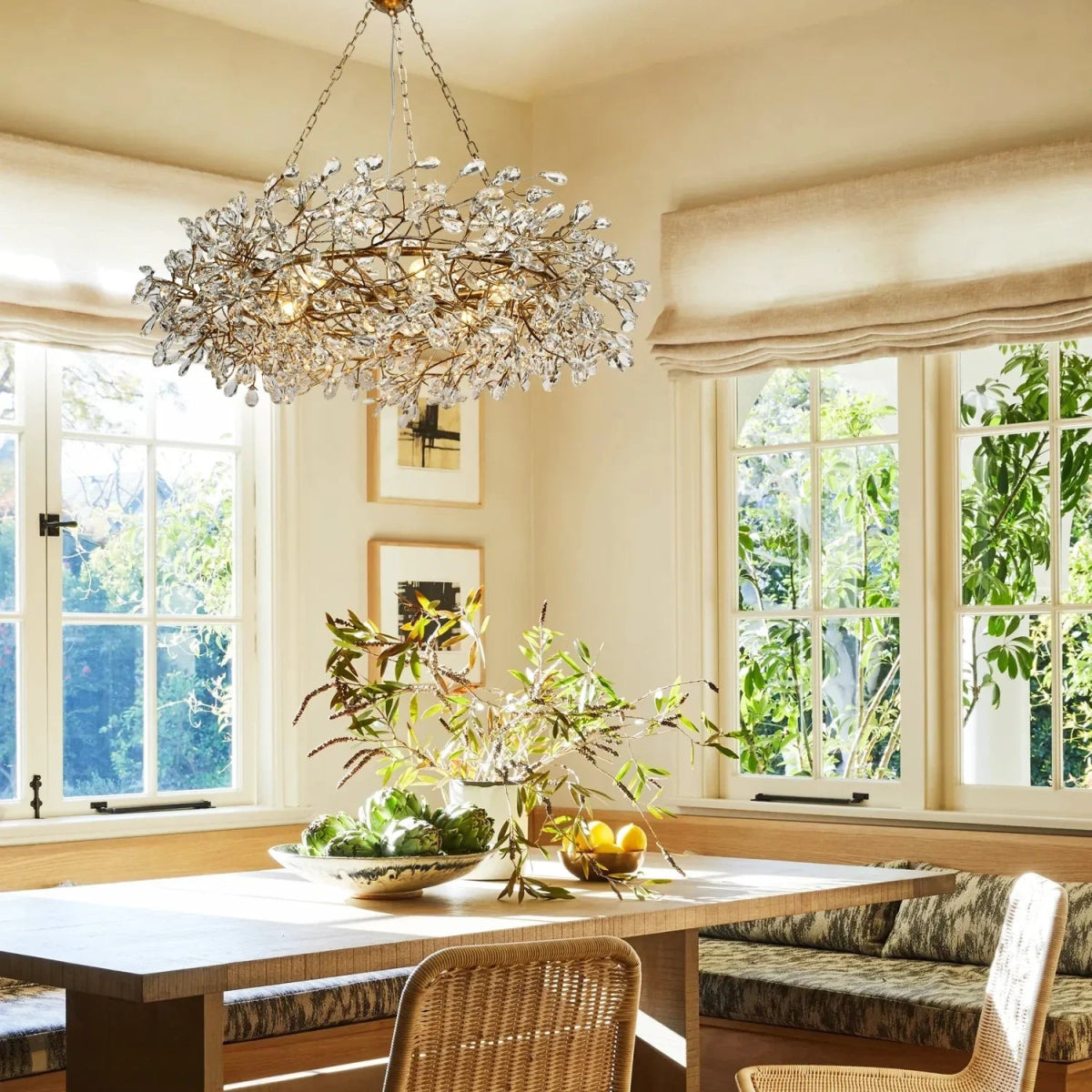 Fiora Crown Chandelier 39" 48" 60“ - Auralume