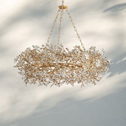 Fiora Crown Chandelier 39" 48" 60“ - Auralume