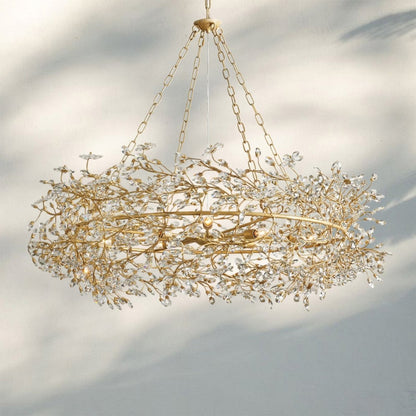 Fiora Crown Chandelier 39" 48" 60“ - Auralume