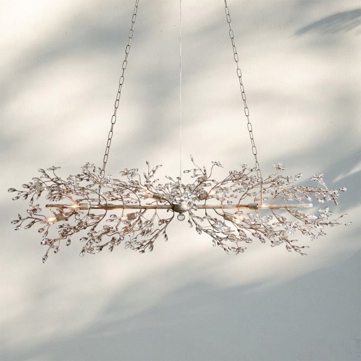 Fiora Linear Chandelier 43" 51" 68"W - Auralume
