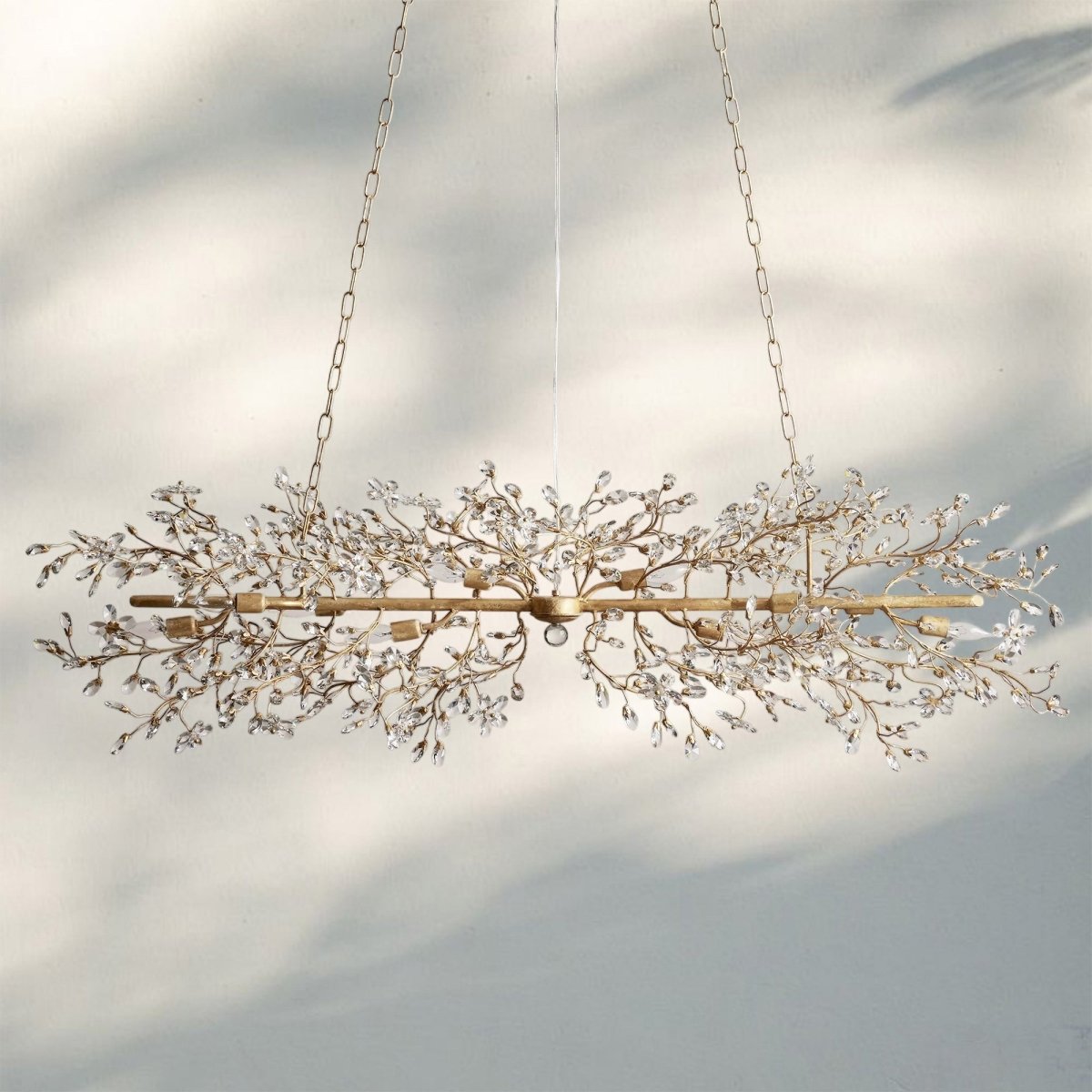 Fiora Linear Chandelier 43" 51" 68"W - Auralume