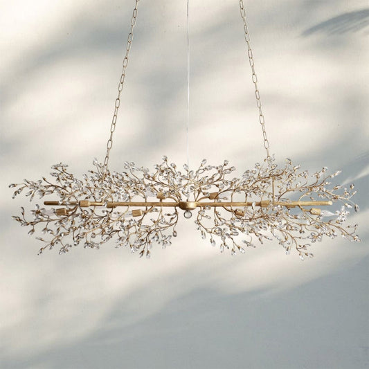 Fiora Linear Chandelier 43" 51" 68"W - Auralume