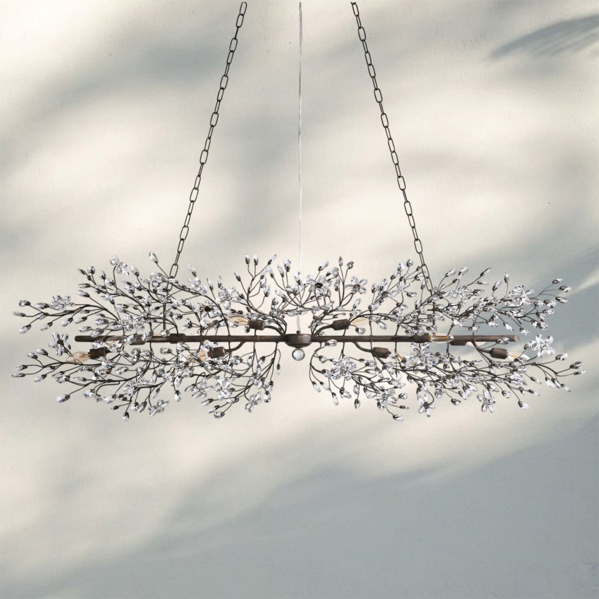 Fiora Linear Chandelier 43" 51" 68"W - Auralume