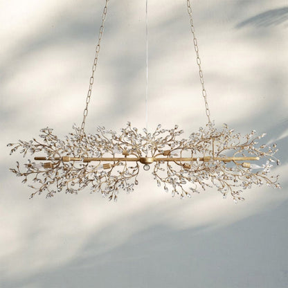 Fiora Linear Chandelier 43" 51" 68"W - Auralume