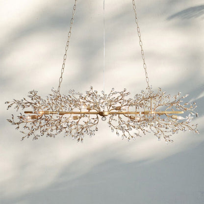 Fiora Linear Chandelier 43" 51" 68"W - Auralume