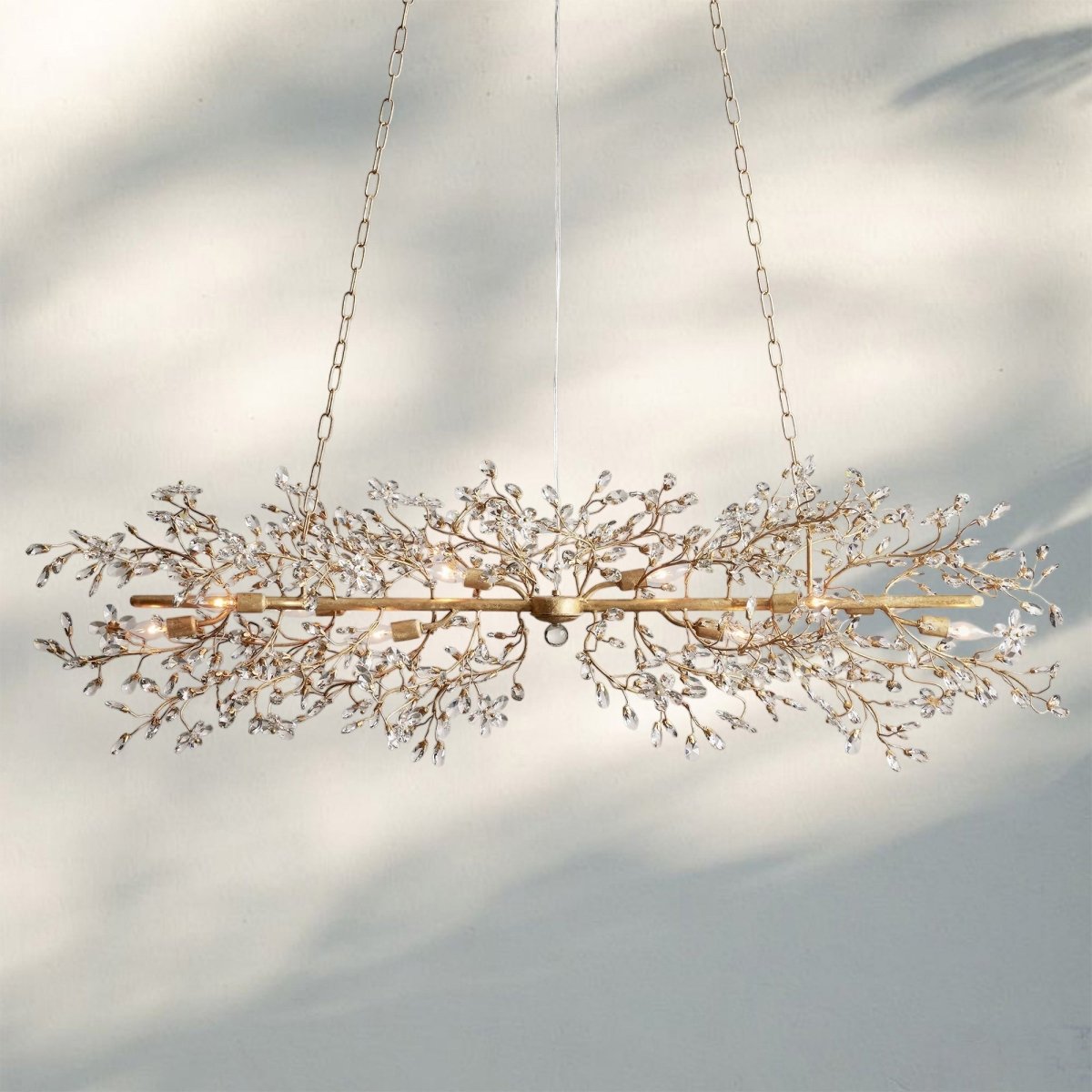 Fiora Linear Chandelier 43" 51" 68"W - Auralume