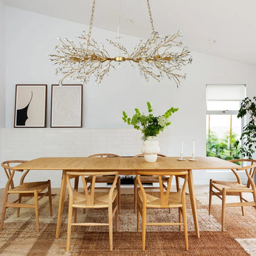 Fiora Linear Chandelier 43" 51" 68"W - Auralume