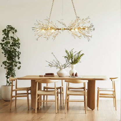 Fiora Linear Chandelier 43" 51" 68"W - Auralume