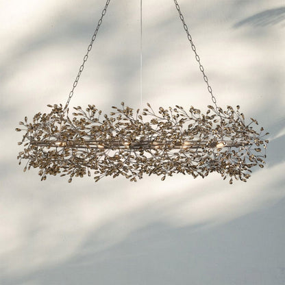 Fiora Oval Chandelier 62'' 74'' - Auralume