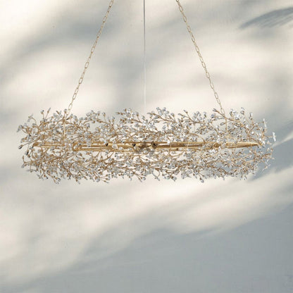 Fiora Oval Chandelier 62'' 74'' - Auralume