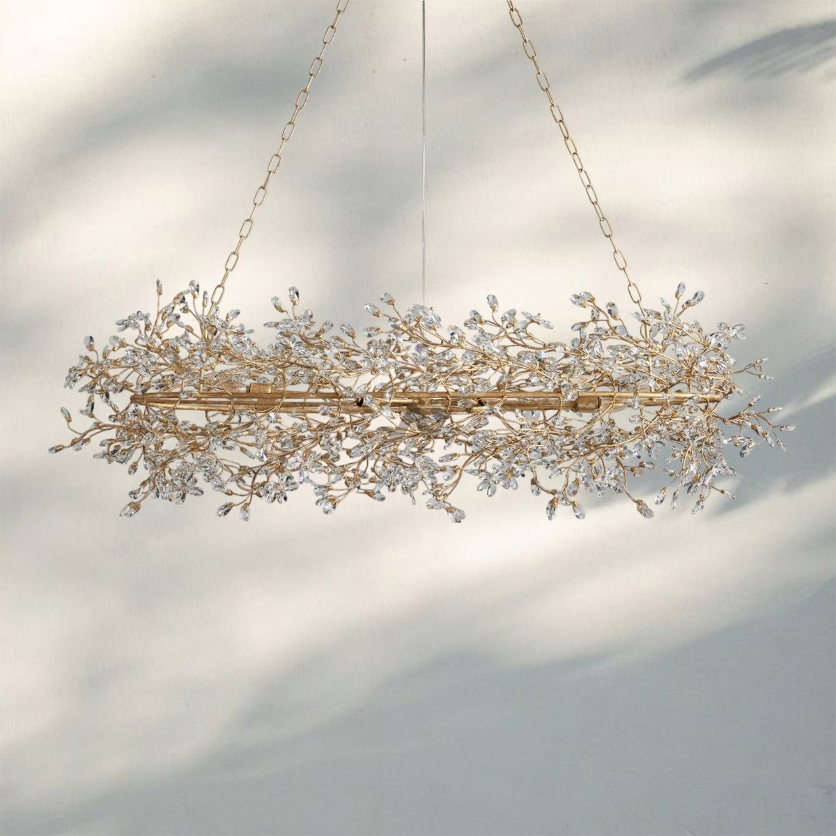 Fiora Oval Chandelier 62'' 74'' - Auralume