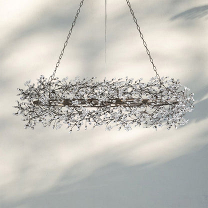 Fiora Oval Chandelier 62'' 74'' - Auralume