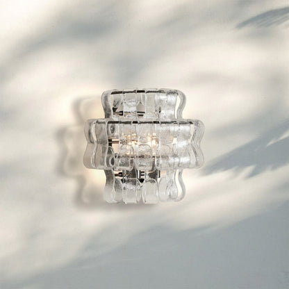 Ghiacio Glass Wall Sconce - Auralume