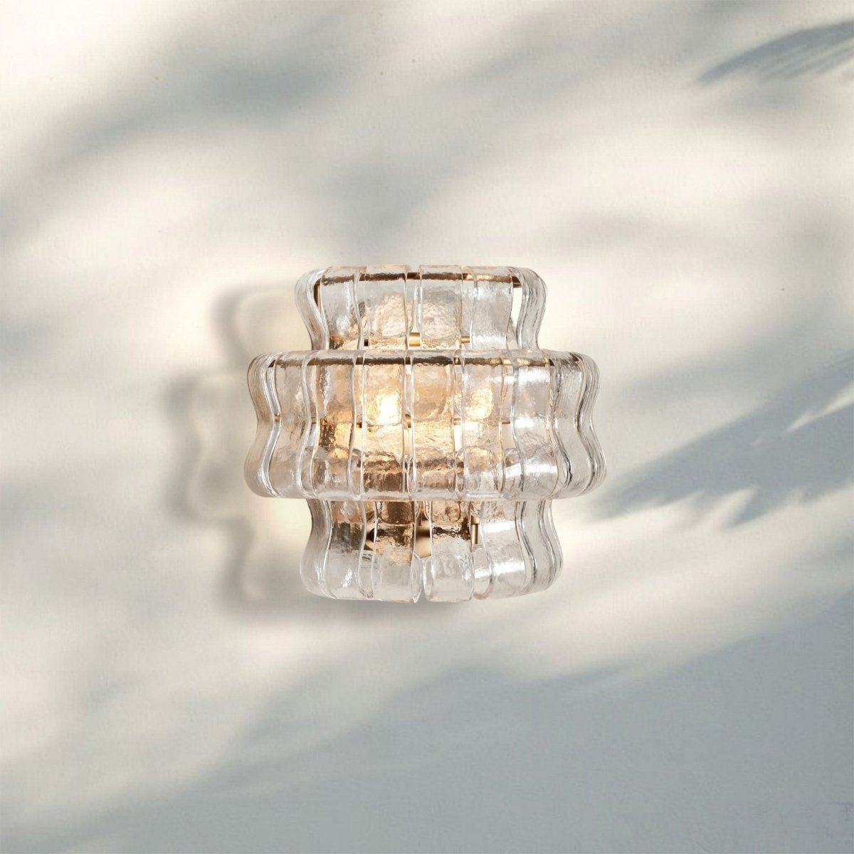 Ghiacio Glass Wall Sconce - Auralume