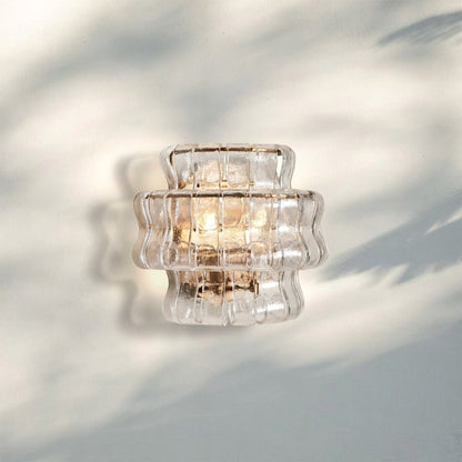 Ghiacio Glass Wall Sconce - Auralume