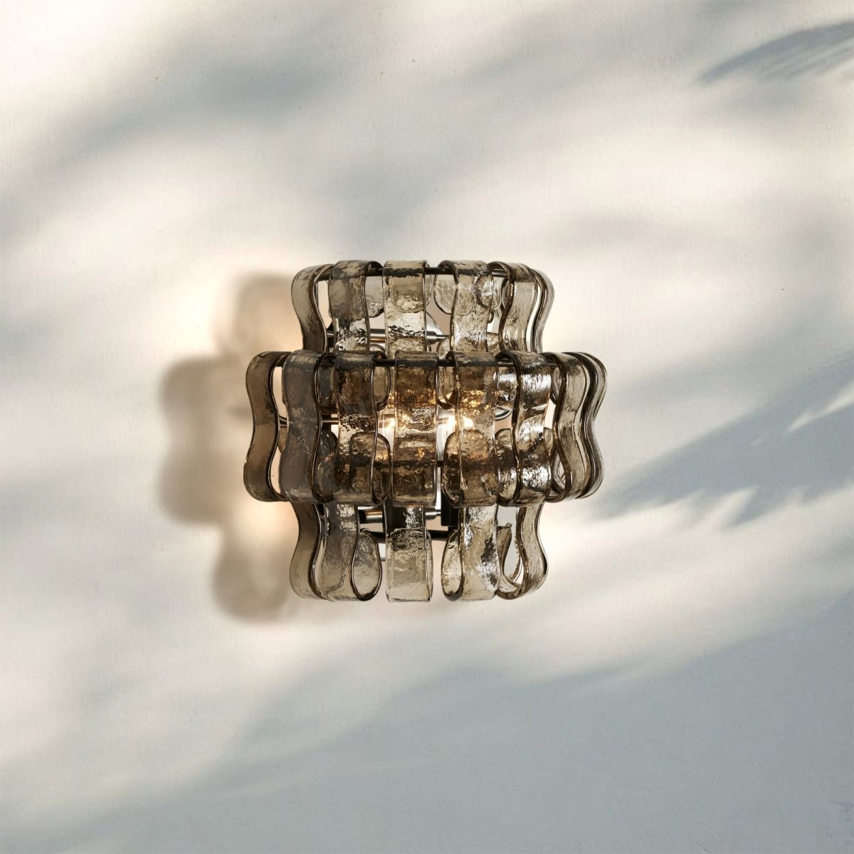 Ghiacio Glass Wall Sconce - Auralume