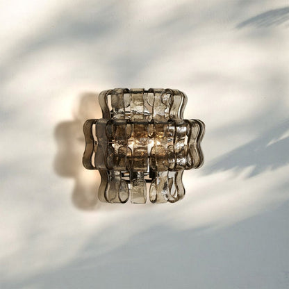Ghiacio Glass Wall Sconce - Auralume