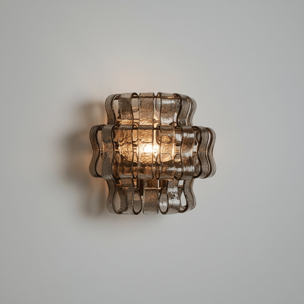 Ghiacio Glass Wall Sconce - Auralume