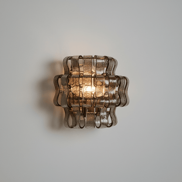 Ghiacio Glass Wall Sconce - Auralume