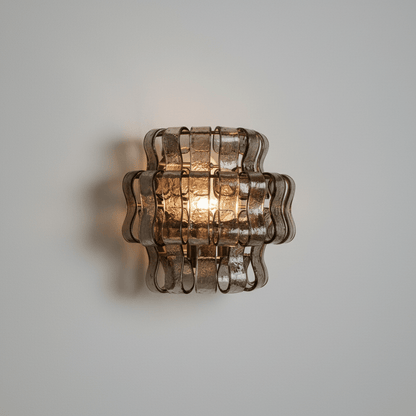 Ghiacio Glass Wall Sconce - Auralume