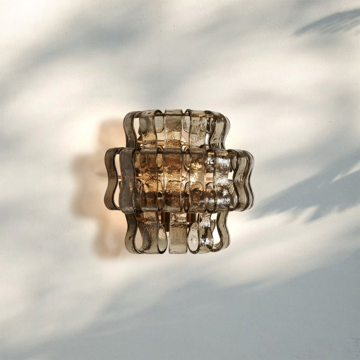 Ghiacio Glass Wall Sconce - Auralume