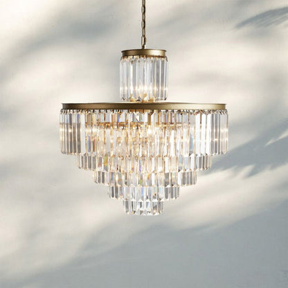 Layland Tiered Round Chandelier Lighting - Auralume