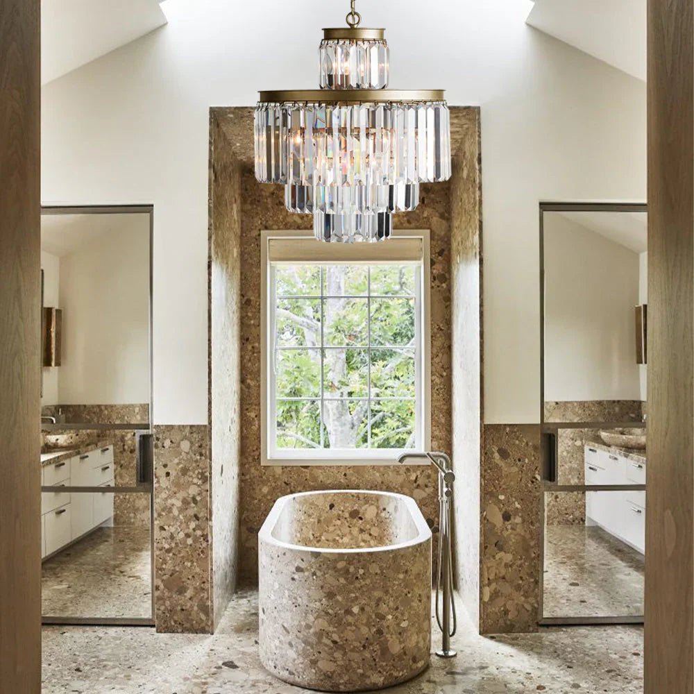 Layland Tiered Round Chandelier Lighting - Auralume