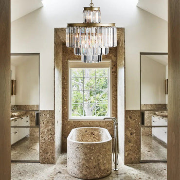 Layland Tiered Round Chandelier Lighting - Auralume