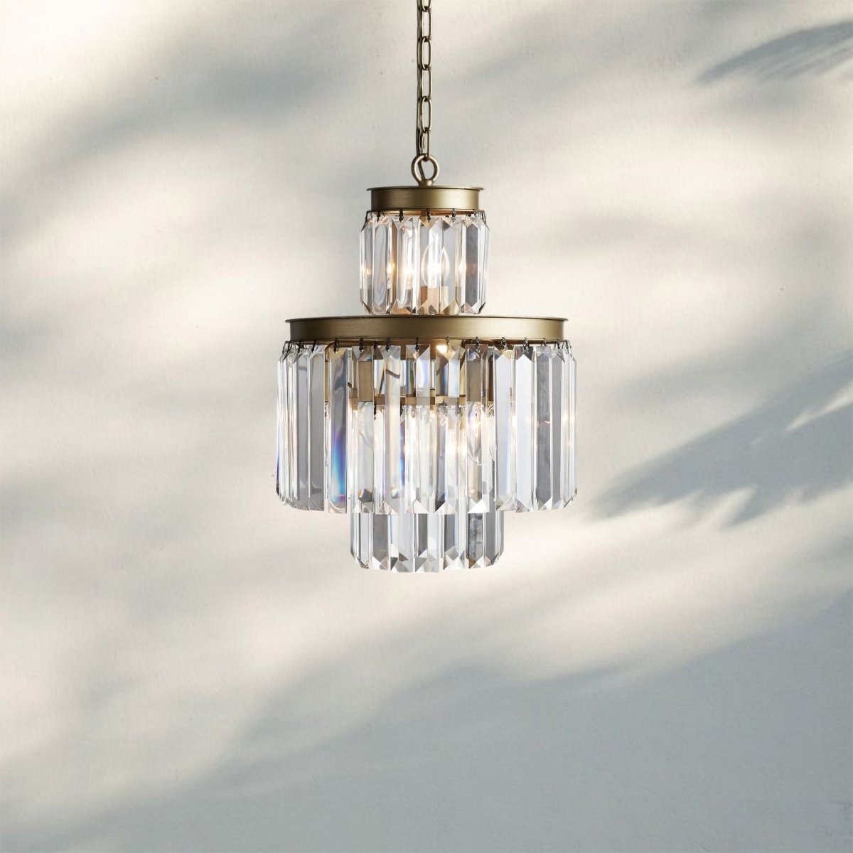 Layland Tiered Round Chandelier Lighting - Auralume