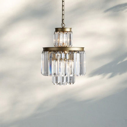 Layland Tiered Round Chandelier Lighting - Auralume