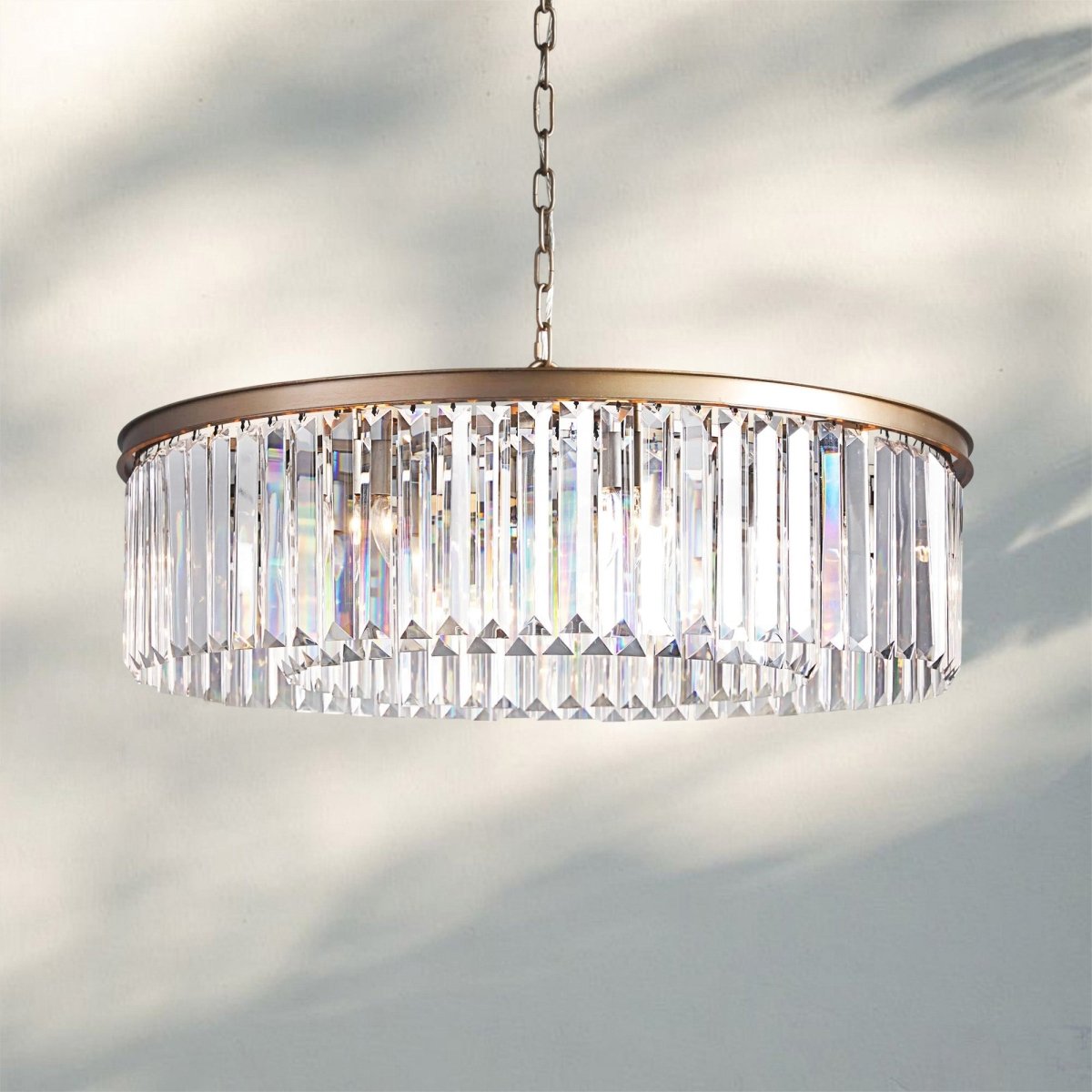 Leyland Crystal Round Chandelier - Auralume