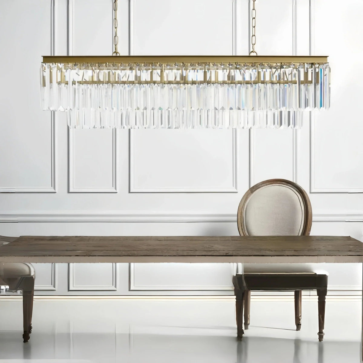 Leyland Rectangular Chandelier 60''72'' - Auralume