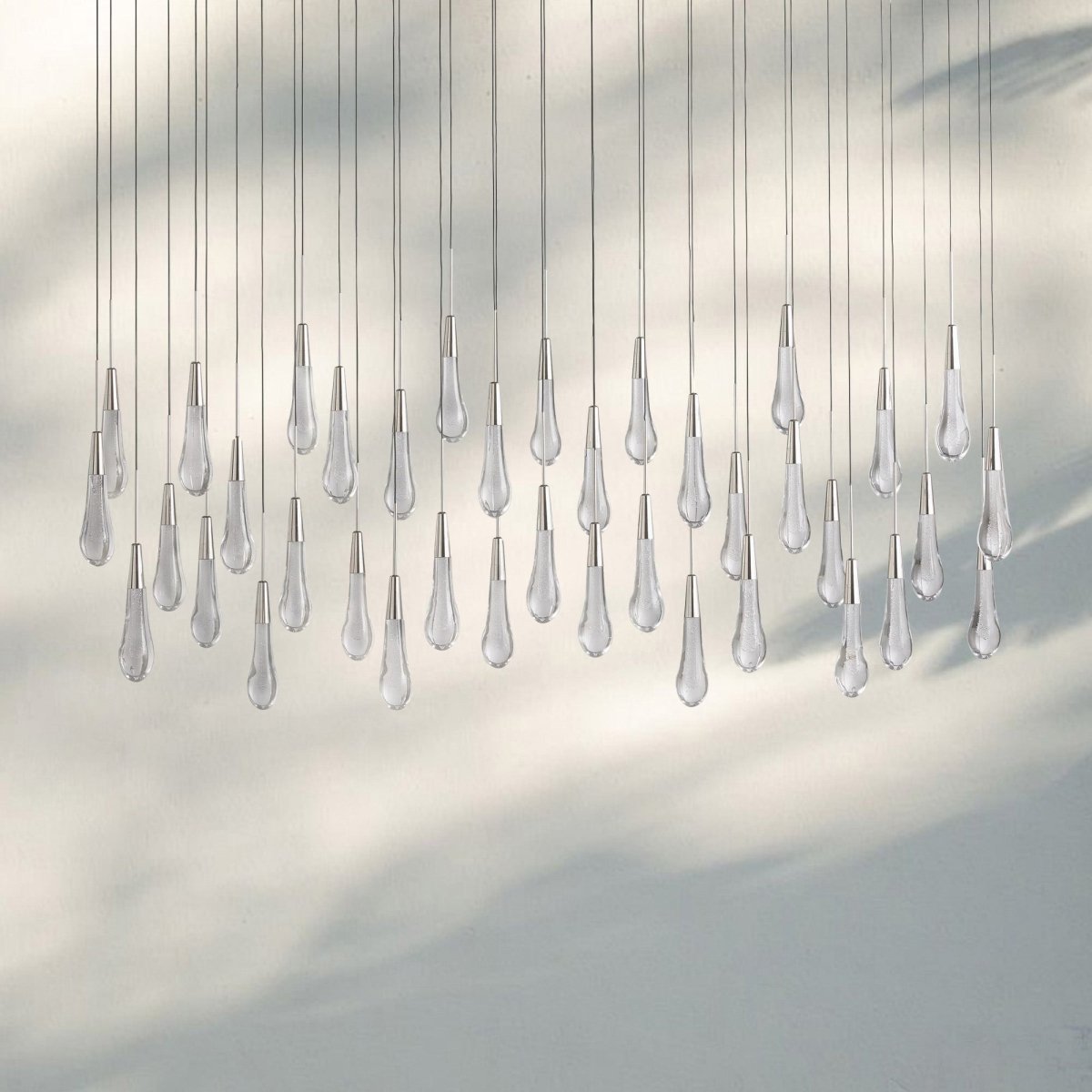 Solitaire Linear Chandelier 37"50"70"87"87"120" - Auralume