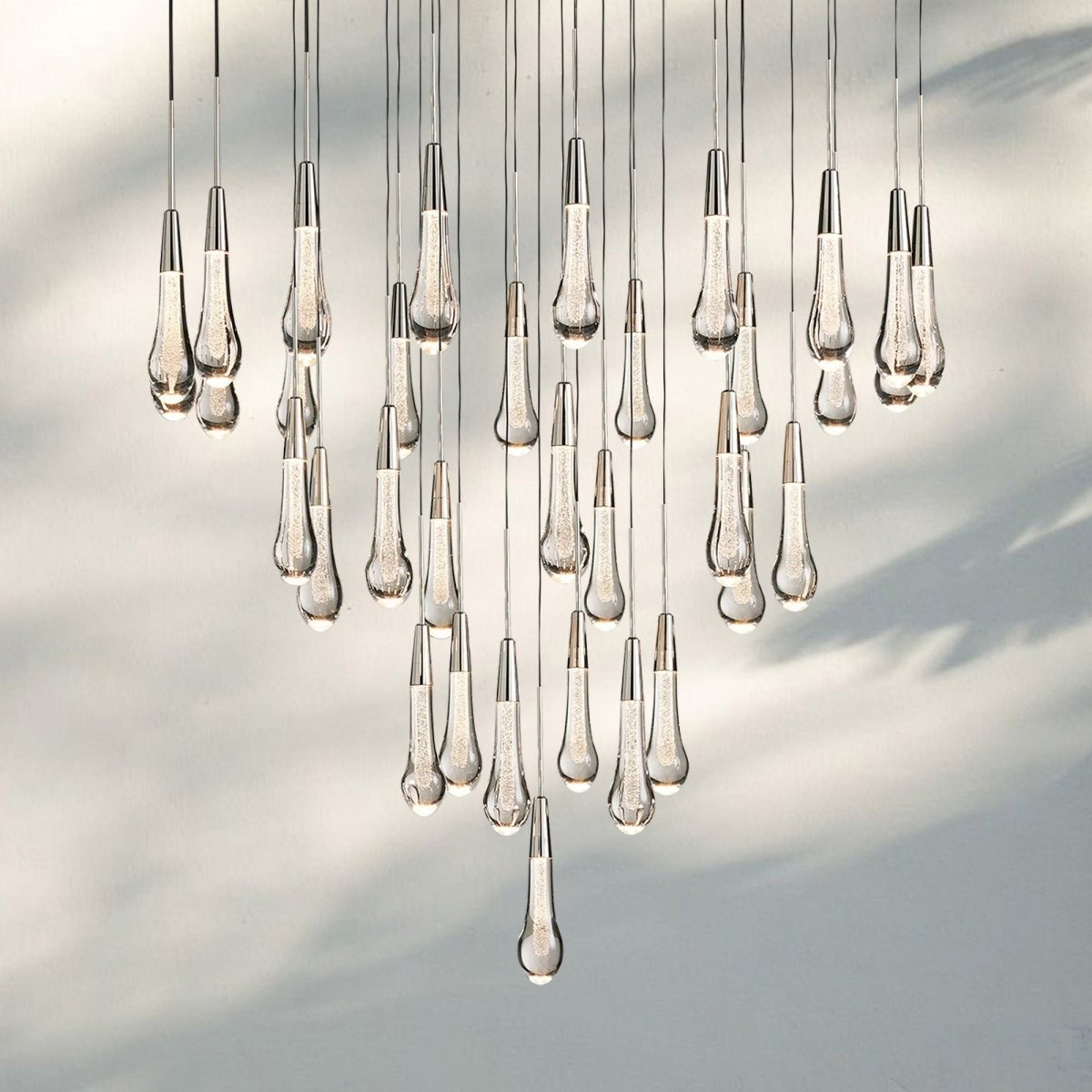 Solitaire Round Chandelier 17" 24" 36“ 58“ - Auralume