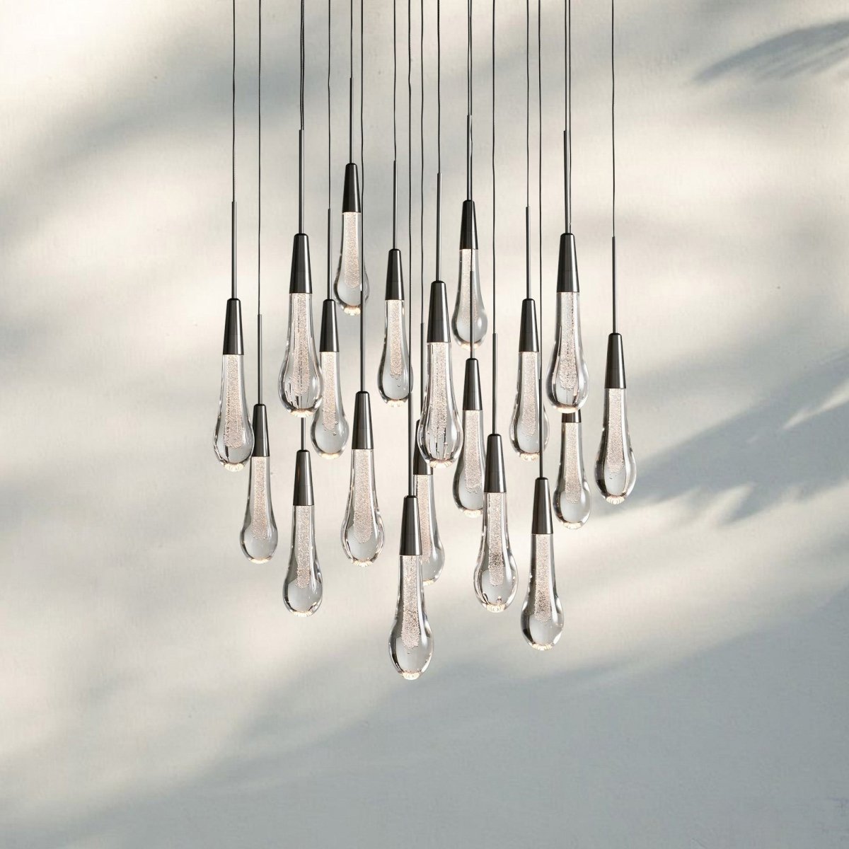 Solitaire Round Chandelier 17" 24" 36“ 58“ - Auralume