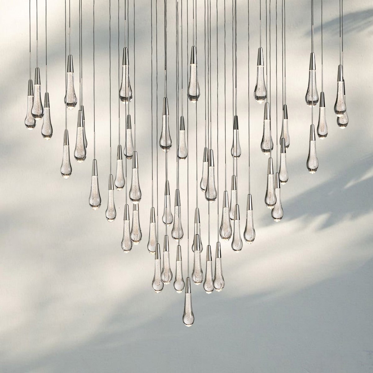 Solitaire Round Chandelier 17" 24" 36“ 58“ - Auralume