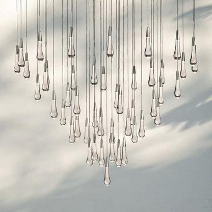 Solitaire Round Chandelier 17" 24" 36“ 58“ - Auralume