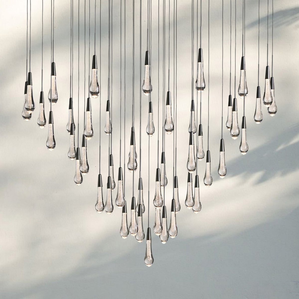 Solitaire Round Chandelier 17" 24" 36“ 58“ - Auralume