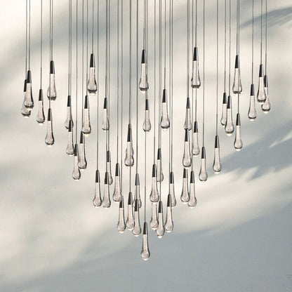 Solitaire Round Chandelier 17" 24" 36“ 58“ - Auralume