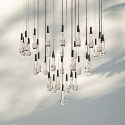 Solitaire Round Chandelier 17" 24" 36“ 58“ - Auralume