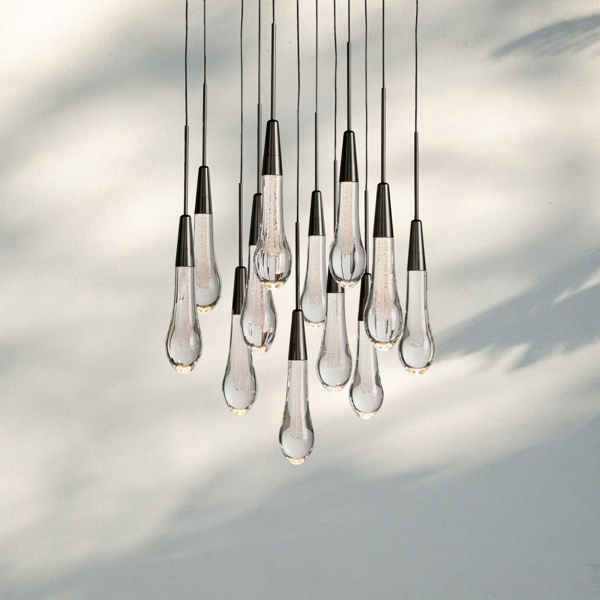 Solitaire Round Chandelier 17" 24" 36“ 58“ - Auralume